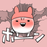 Usashi Miyamoto (rabbit tooth Sticker) sticker #7554486