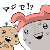 Usashi Miyamoto (rabbit tooth Sticker) sticker #7554500