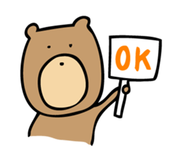 Everyday Life of Bear sticker #7554574