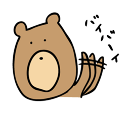 Everyday Life of Bear sticker #7554576