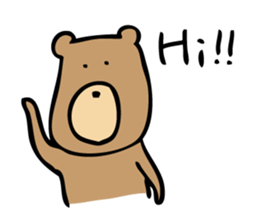 Everyday Life of Bear sticker #7554577