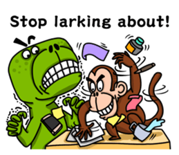 Green Father Dragon (EN) sticker #7554958