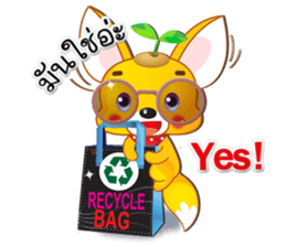 Foxy : Save The Earth. sticker #7555115