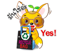 Foxy : Save The Earth. sticker #7555115