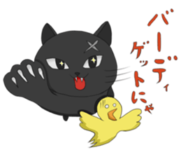 golf cat sticker #7555606