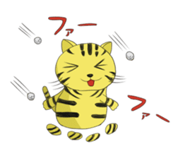 golf cat sticker #7555610