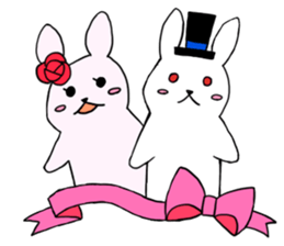 Rose & Hat sticker #7555724