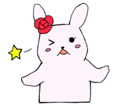 Rose & Hat sticker #7555727