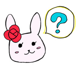 Rose & Hat sticker #7555728