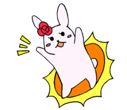 Rose & Hat sticker #7555730