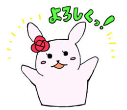 Rose & Hat sticker #7555733