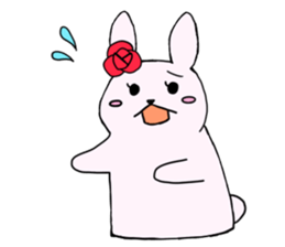 Rose & Hat sticker #7555735