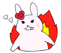 Rose & Hat sticker #7555738