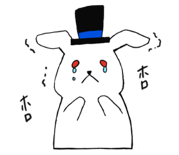 Rose & Hat sticker #7555739