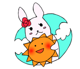 Rose & Hat sticker #7555741