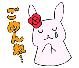Rose & Hat sticker #7555743