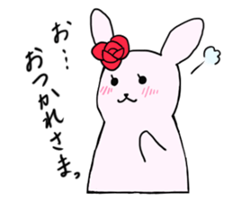 Rose & Hat sticker #7555747