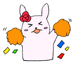 Rose & Hat sticker #7555750