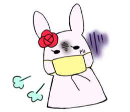 Rose & Hat sticker #7555758