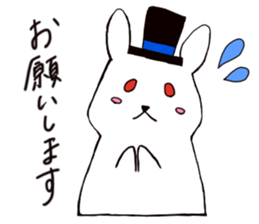 Rose & Hat sticker #7555760