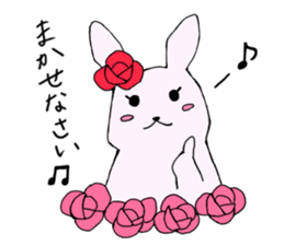 Rose & Hat sticker #7555761