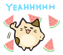 A rabbit and teatime.(English) sticker #7555815