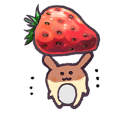 A rabbit and teatime.(English) sticker #7555817