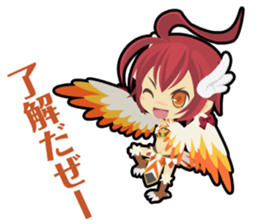 Waguruma Sticker(Duo in the sky) sticker #7555865