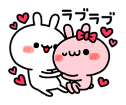 The love rabbit sticker #7556247