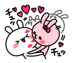 The love rabbit sticker #7556249