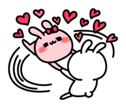 The love rabbit sticker #7556254