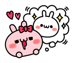 The love rabbit sticker #7556255