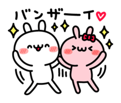 The love rabbit sticker #7556256