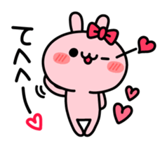 The love rabbit sticker #7556272