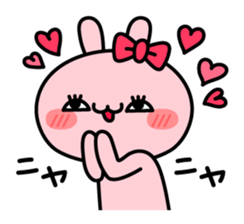 The love rabbit sticker #7556274