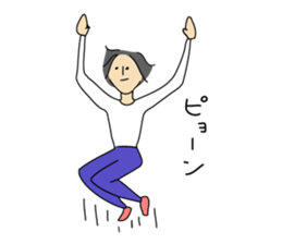 Silky Hair Man sticker #7557525