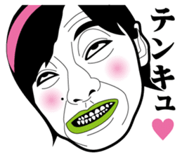 Strange face all stars 14. sticker #7557630