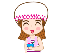 Nong Preaw wahn (English version) sticker #7558352