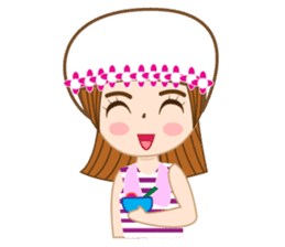 Nong Preaw wahn (English version) sticker #7558352