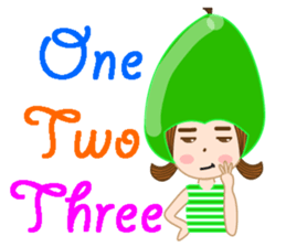 Nong Preaw wahn (English version) sticker #7558360