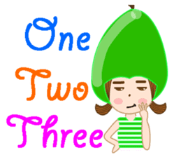 Nong Preaw wahn (English version) sticker #7558360