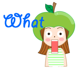 Nong Preaw wahn (English version) sticker #7558363