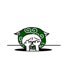 The gloomy dog sticker #7558558