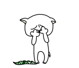 The gloomy dog sticker #7558570