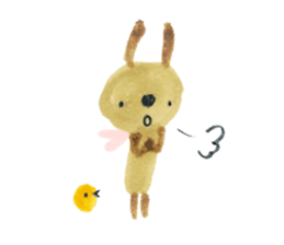Anano Rabbit U-pi sticker #7558654