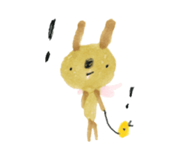 Anano Rabbit U-pi sticker #7558656