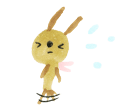 Anano Rabbit U-pi sticker #7558661