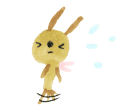 Anano Rabbit U-pi sticker #7558661