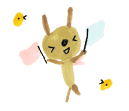 Anano Rabbit U-pi sticker #7558662