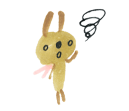 Anano Rabbit U-pi sticker #7558663